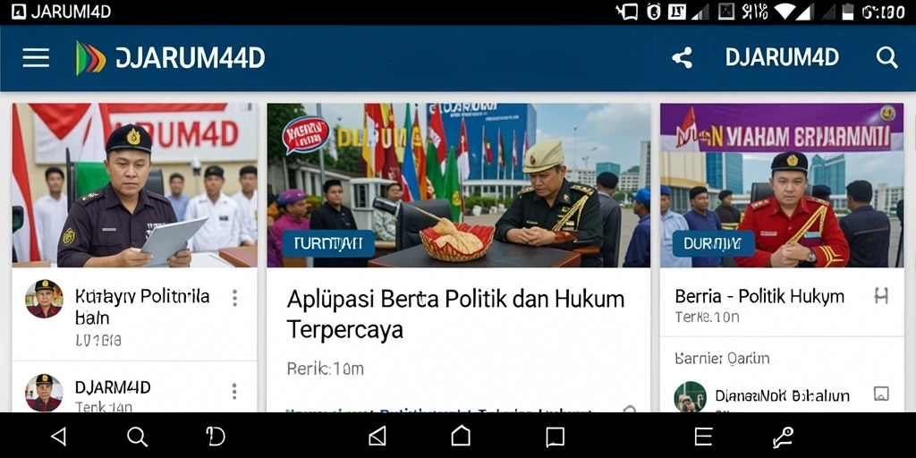 Tampilan antarmuka aplikasi DJARUM4D yang informatif dan menarik.