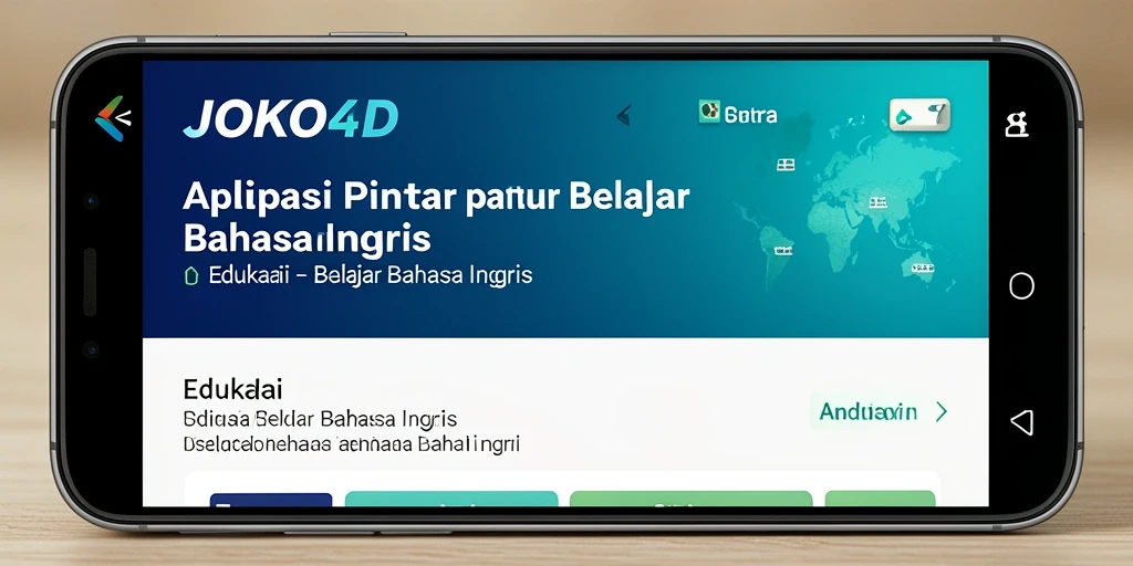 Antarmuka JOKO4D yang ramah pengguna untuk Belajar Bahasa Inggris.